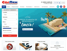 Tablet Screenshot of carflex.mx